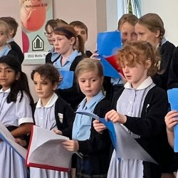 KS2 Choristers sing their hearts out