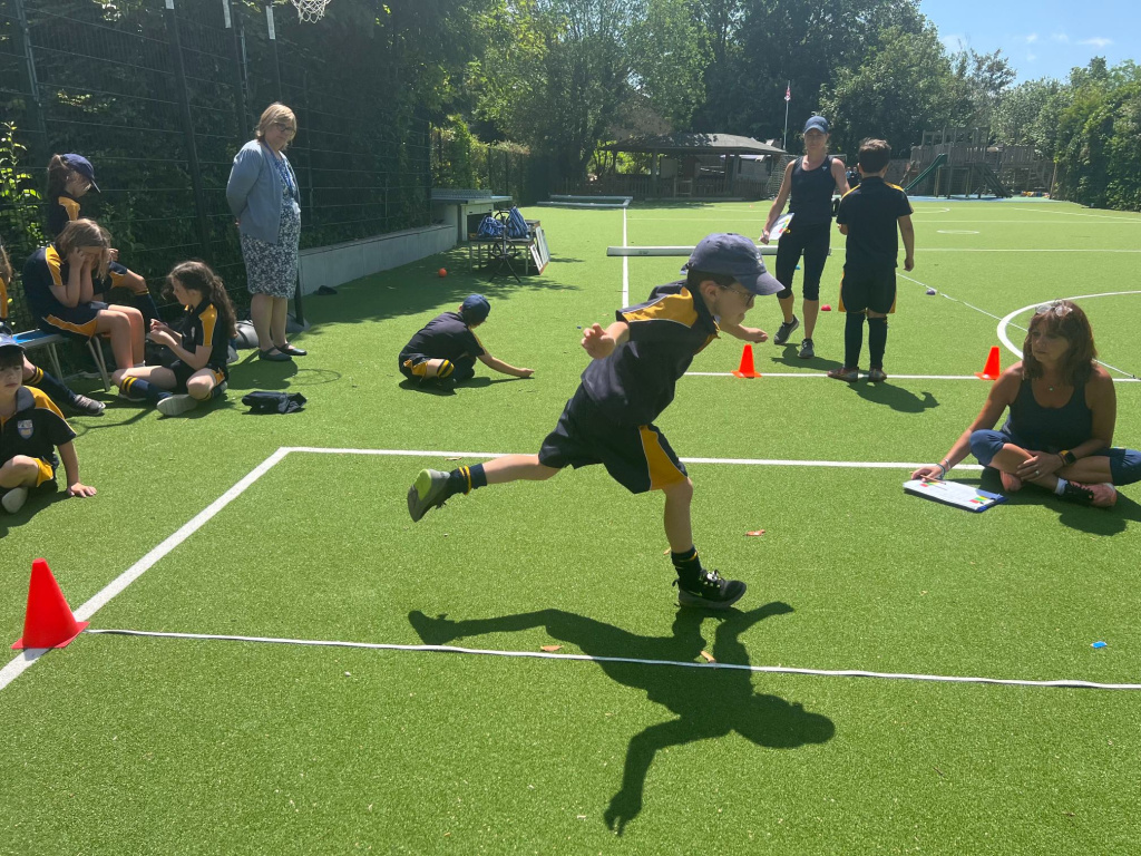 Field Day Fiesta Year 3 + 4 kick off Sports Day with field events