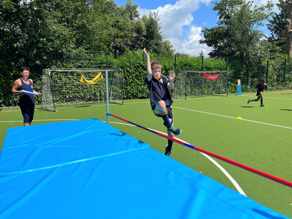 Field Day Fiesta Year 3 + 4 kick off Sports Day with field events