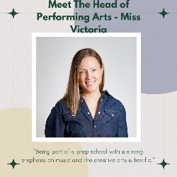 Meet Miss Victoria – Head of Performing Arts